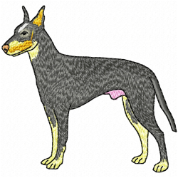 Dogs Embroidery Design 7 Dogs Embroidery Design 7